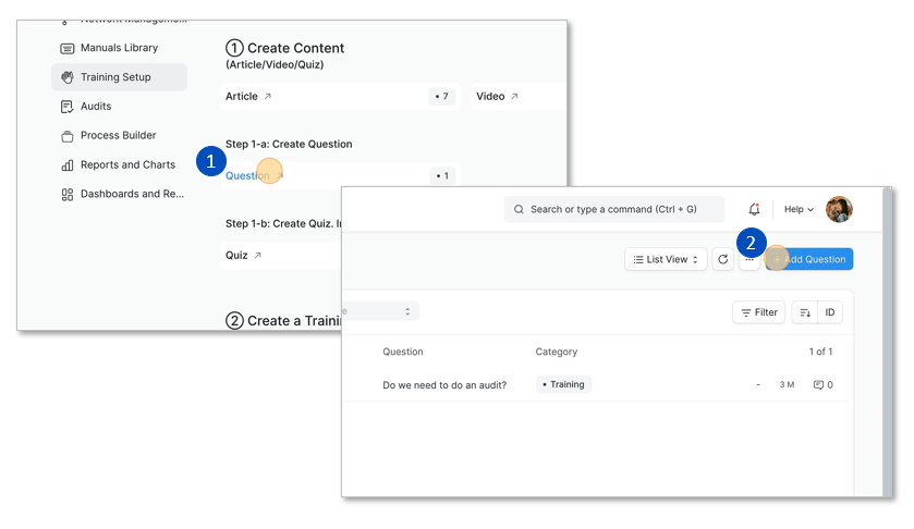 Training Content - Quiz